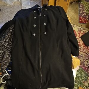 Torrid Black Double-Breasted Jacket